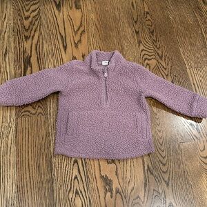 Baby GAP quarter zip fleece shirt